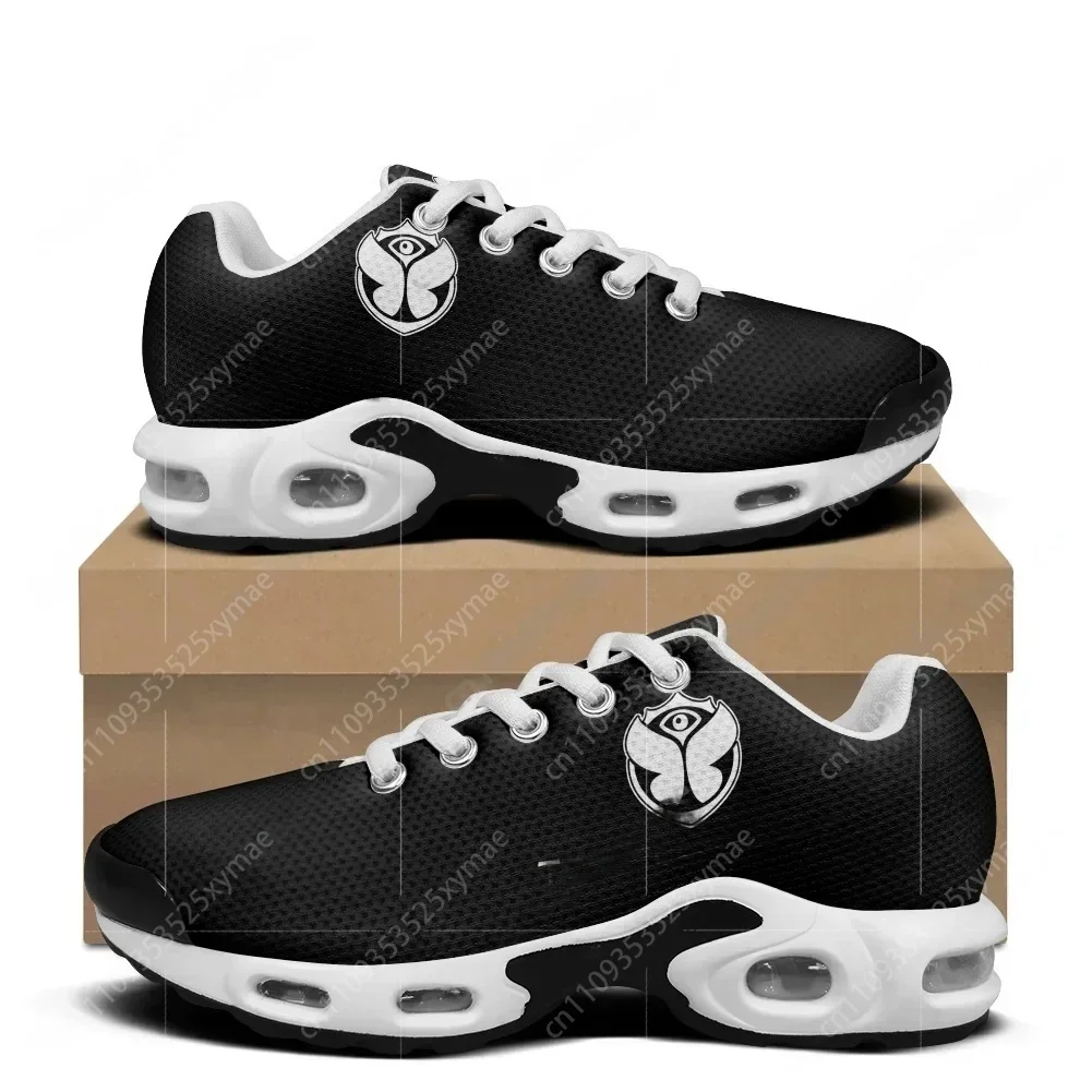 Tomorrowland Flag Music Festival Air Cushion Sneakers Mens Womens Teenager Sports Shoes High Quality Custom Made Mesh Sneaker