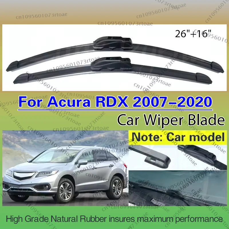

Wiper LHD Front Wiper Blades For Acura RDX 2007-2020 Windshield Windscreen Window Rain Brushes Car Accessories 2018 2019 26"+16"