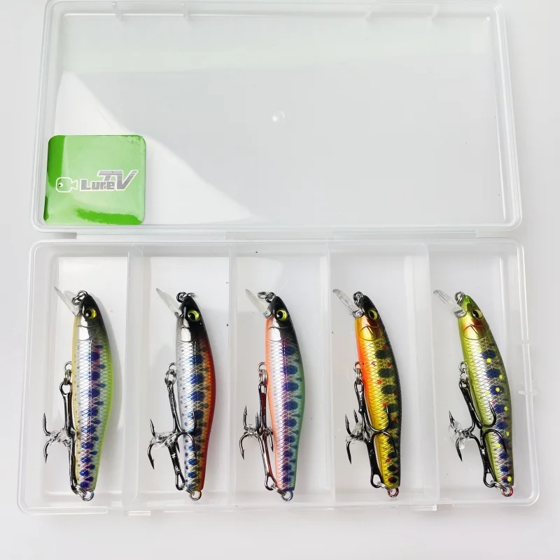 LURETV Japón 60 mm 4 g Pez del ejército mínano sumergido de largo alcance, pez mandarín 9049