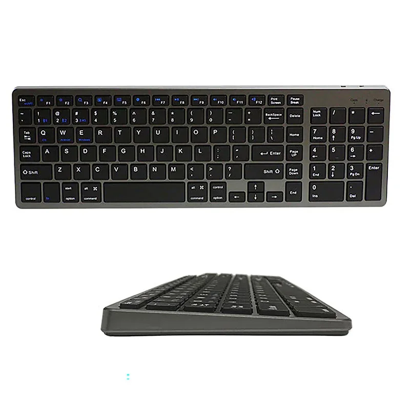 teclado sem fio bluetooth para mac os ios ipad os recarregavel para macbook windows android 01