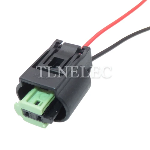 Imagen 2 del producto Conector de Cable de coche de 2 pines con Sensor de Radar de marcha atrás automático, enchufes sellados para BMW 1-967570-3 968405-1 1 1-967644-1