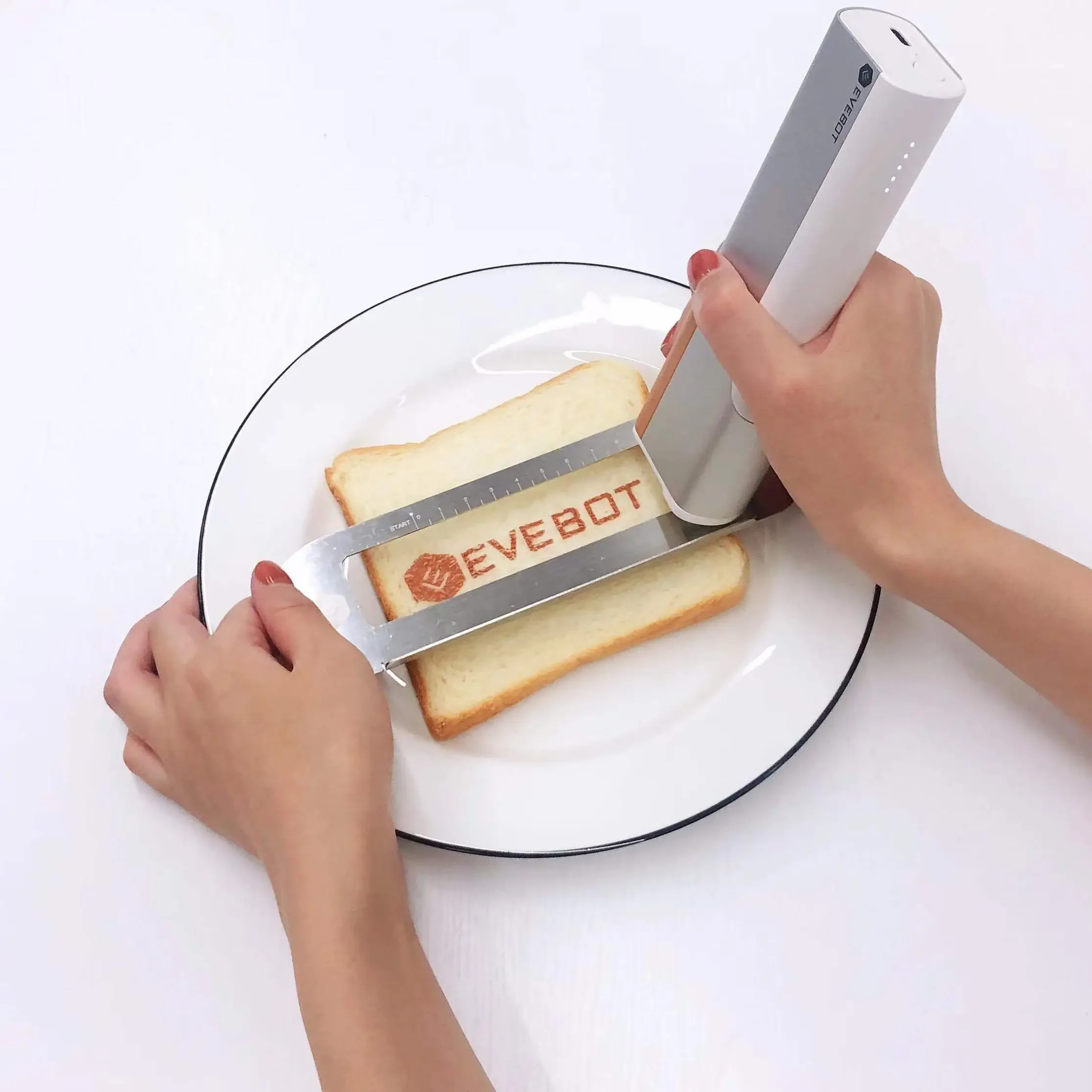 

Mini Printer Edible Food Printer on Bread Portable Printpen DIY Food Handheld Printing Inkjet Printer Single Color 2-26mm