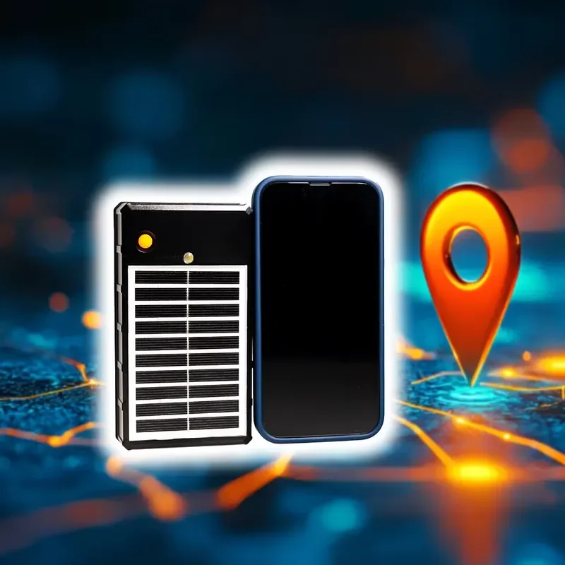 Solar Global Positioning System Tracker 4G 2G 10000mAh Battery Long Standby, Historical Route Geofencing OTA Upgrade for