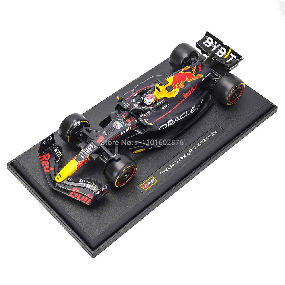 Bburago 1:18 2023 F1 Red Bull Racing RB19 1# Verstappen 11#  Perez racing model simulation car model alloy car toy collection