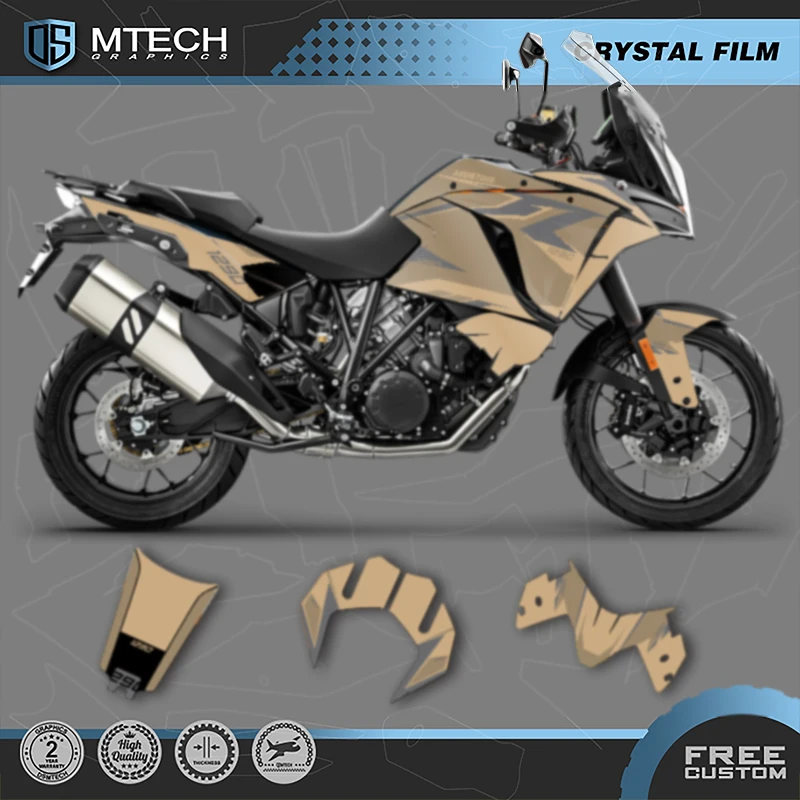 DSMTECH Custom Motorcycle Graphics For KTM 2017 2018 2019 2020 ADV1290-R-S 17-20 ADV1290 Decals Stickers Kits 009