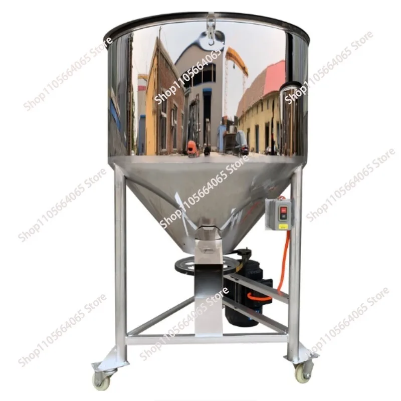 120KG Granular Color Mixing Machine Electric Stainless Steel Bucket Feed Mixer Grain Seed Mixer Powder Particle Mixing Machine