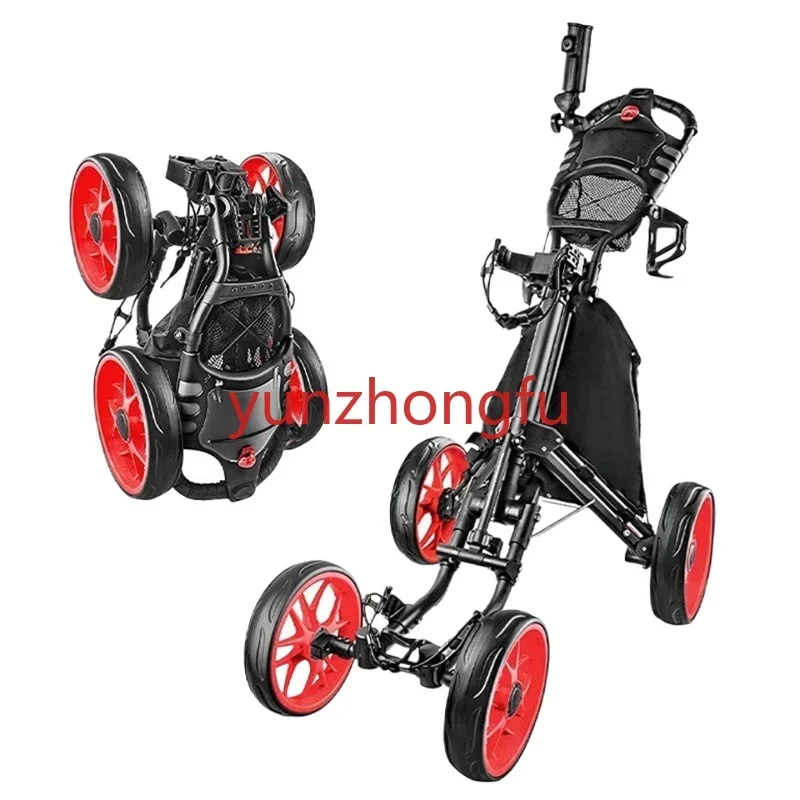 Golf Cart Foldable Four-Wheel Ball   Charter   Trolley