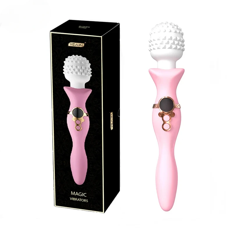 ألعاب جنسية جديدة دسار هزاز قوي للنساء AV عصا سحرية G-بقعة النشوة الجنسية الاستمناء مزدوجة رئيس تحفيز هزاز