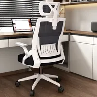 Ergonomic Office Chair Computer Desk Chair Adjustable Height Lumbar Support Mesh Back Swivel Recliner All Day Comfort Furniture