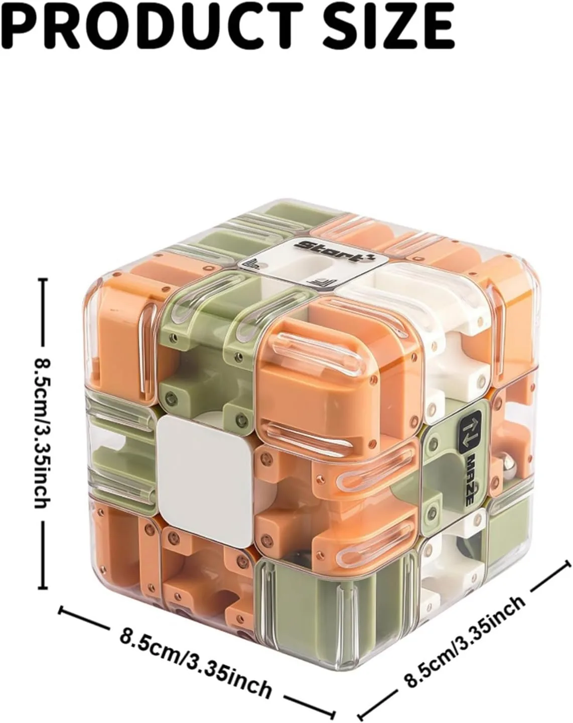 ثلاثية الأبعاد متاهة المتاهة مكعب للكبار والأطفال لعبة دعابة الدماغ الإجهاد الإغاثة التركيز المنطق لغز لعبة تدريب الدماغ #2
