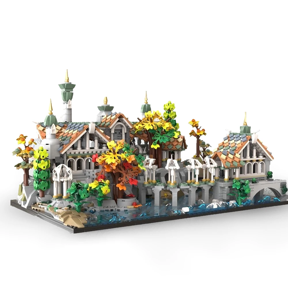 

3250 шт. MOC классический фильм сцена мини средневековый садовый замок модульное здание DIY строительные блоки сборка игрушки детский подарочный набор