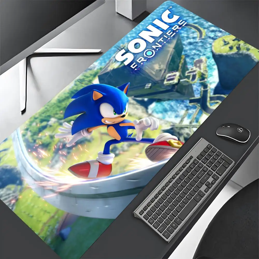 S-Sonic The H-Hedgehog Mouse Pad Gaming Mousepad Large 900x400mm MouseMat Gamer practical Mause Carpet PC Desk