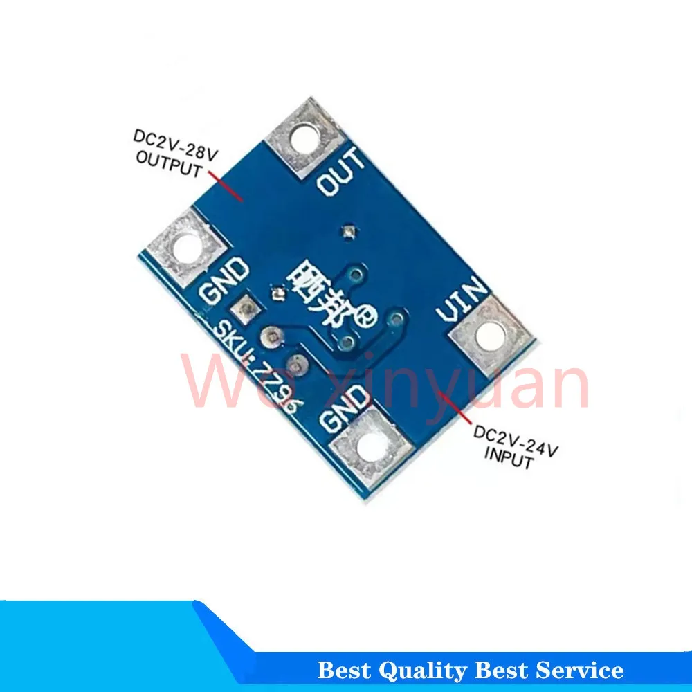1-10PCS 2-24V to 2-28V 2A DC-DC SX1308 Step-UP Adjustable Power Module Step Up Boost Converter for DIY Kit