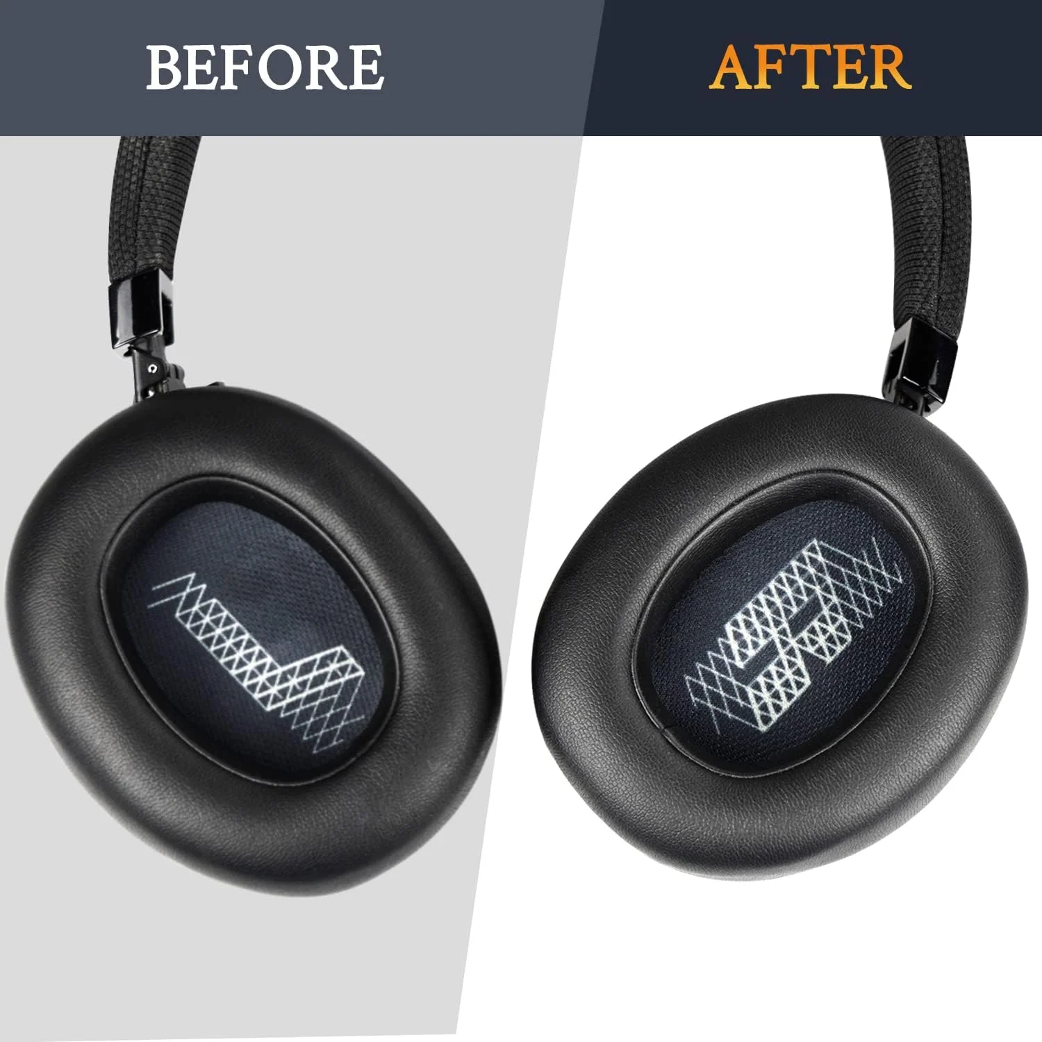 KUTOU استبدال بطانة للأذن ل JBL E65BTNC/Live 650BTNC/Live 770NC/Live 660NC/Duet NC سماعات استبدال الملحقات