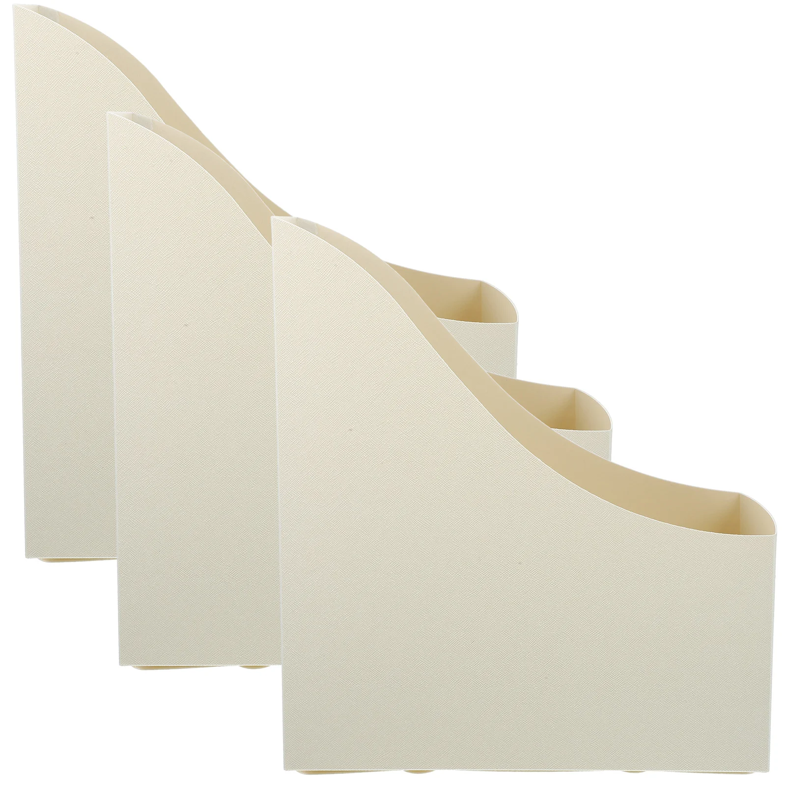 Desktop Magazine Storage Boxes, Book Bins, File Rack, Pastas, Estante, Estudo Organizer, PP plástico, 2 pcs