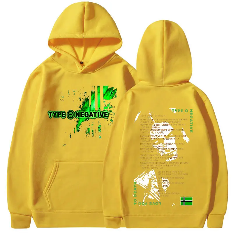 Type O Negative Hoodie Men's Gothic Rock Sweatshirt