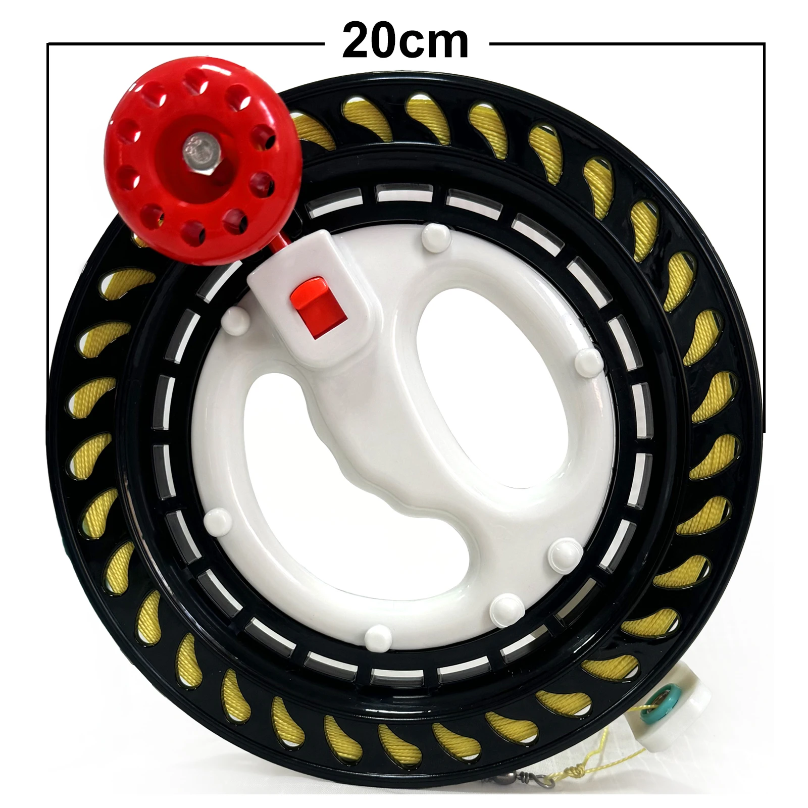 Neu eingetroffenes Spielzeug, 20 cm ABS-Drachenrolle/Rad für Adler/Delta/Software, verschiedene Drachen, fliegende Traktionswerkzeuge für Kinder/Erwachsene