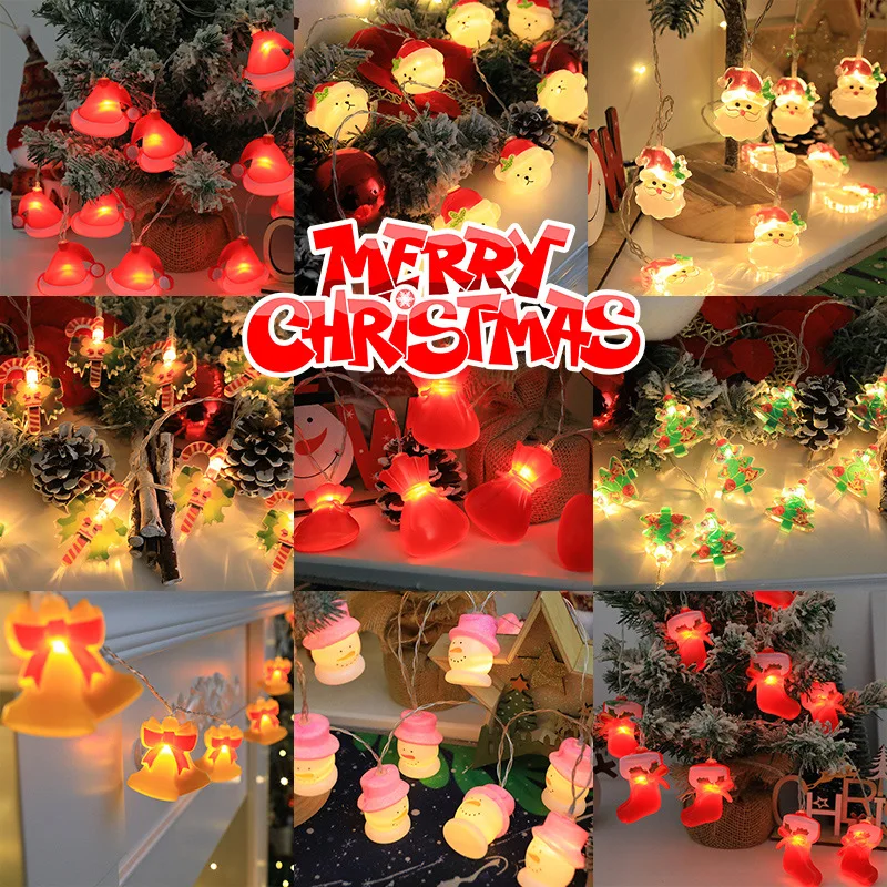 2023 decorazione natalizia LED String Lights capodanno Indoor Atmosphere Room Battery Lights Festival Garden Lawn Lights 255