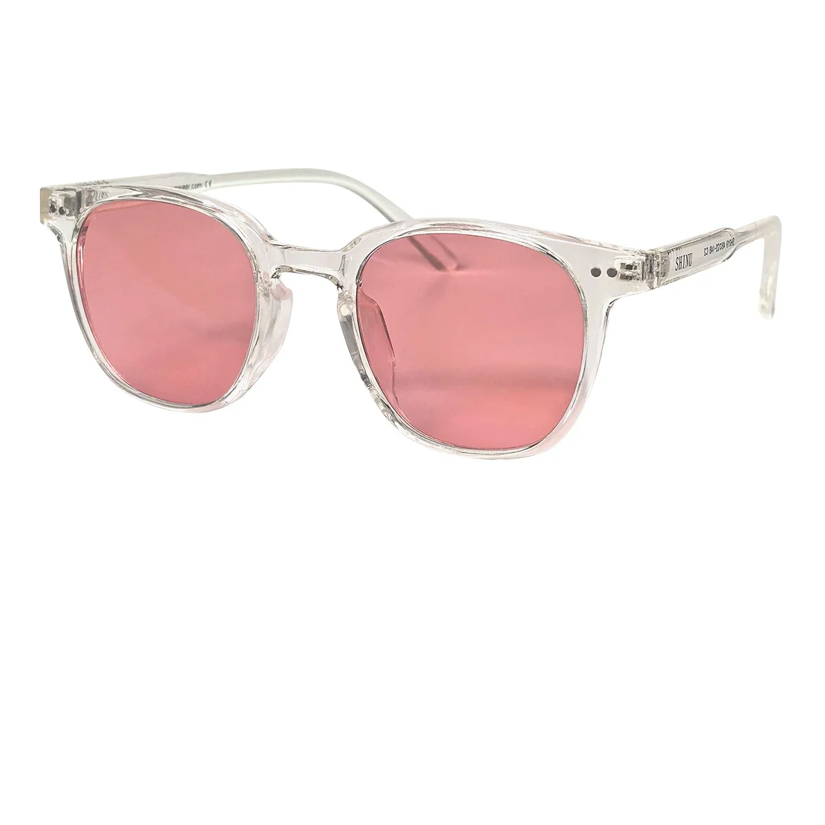 SHINU FL-41 Brille FL41 Getönte Gläser, Rose FL41 Gläser 480-520nm Filter Speziell für Migräne-Linderung Lichtempfindlichkeits-Brillen – Detail 13