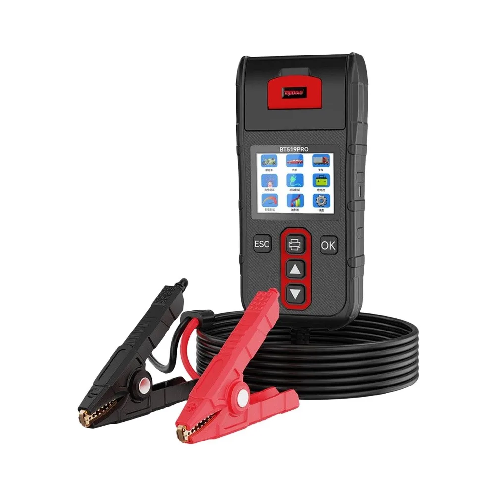 Car For Battery Diagnostic Tool BT519 BT519pro for Measuring Internal Resistance and Health Status of 12V Batteries
