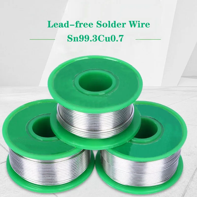 Unleaded Solder Wire Tin Wire Sn97Cu0.7 Rosin Core Lead Free Solder Wire for Electrical Electronic Connector PCB Soldering