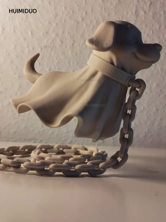 Cute Ghost Floating Puppy Kitten Halloween Decoration Tabletop Ornaments Decorative Gifts Practical Boys and Girls