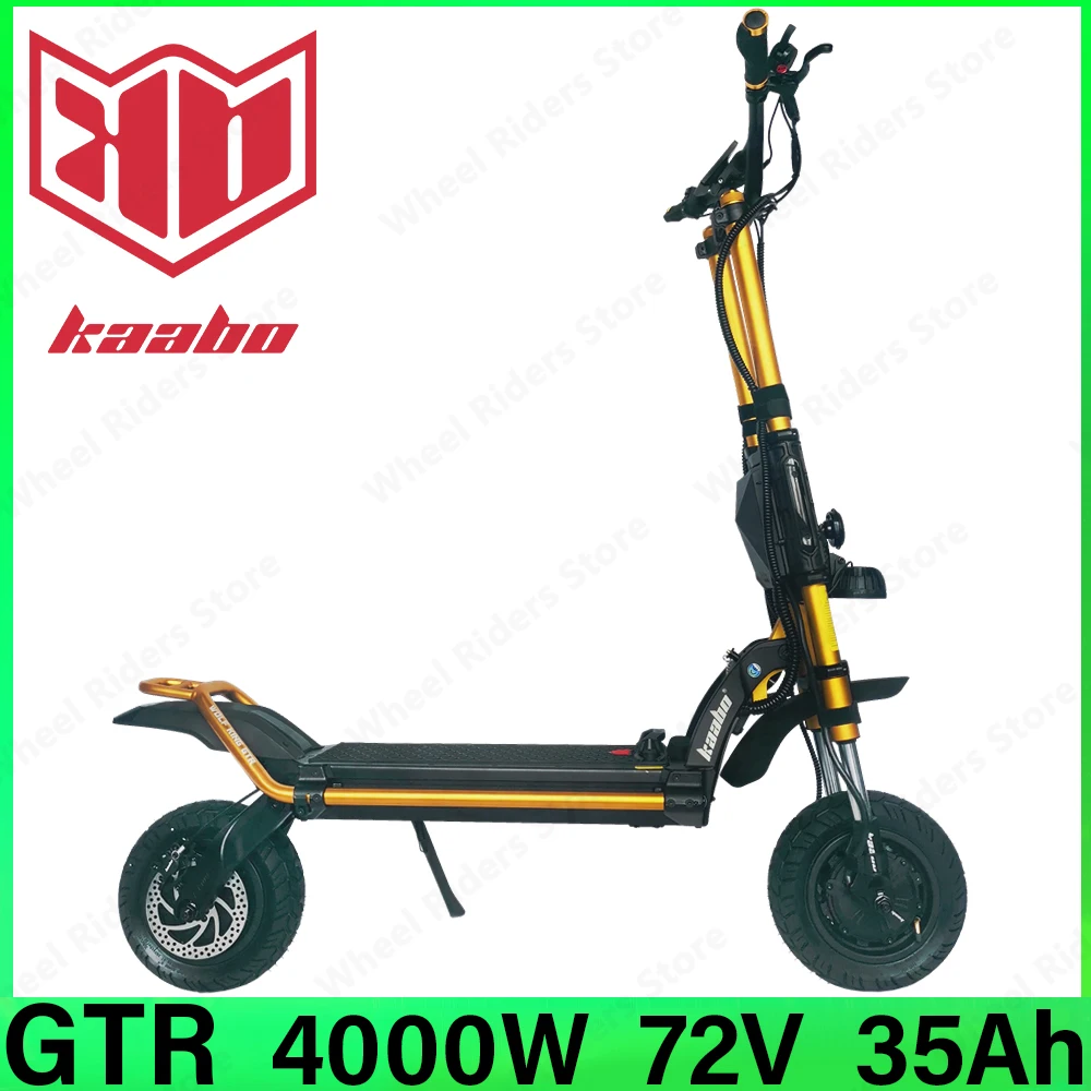 2024 Upgrade Kaabo Wolf King GTR 72V 35Ah Battery Dual Motor 2000W*2 Portable Removable Battery 12inch Tire