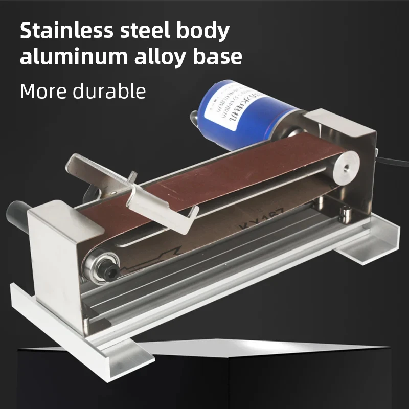 Electric Polishing Machine Waterproof Mini Belt Sander 50*533mm Benchtop Sander Sharpener for Knives Cutter Edges Sharpener