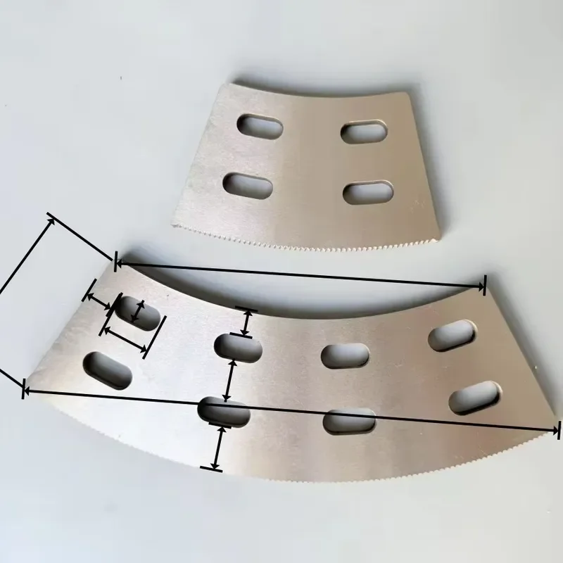 Custom Drawing Services OEM/ODM Arc-shaped Carton Box Machine Serrated Slotter Blade Corrugated Paper Slotting Knife