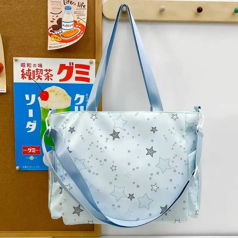 Neue Y2K Niedliche Stern-Comic Ita-Tasche Damen Mode Schultertaschen Lolita Mädchen Transparente Tragetasche DIY Display Umhängetasche Handtasche – Detail 17