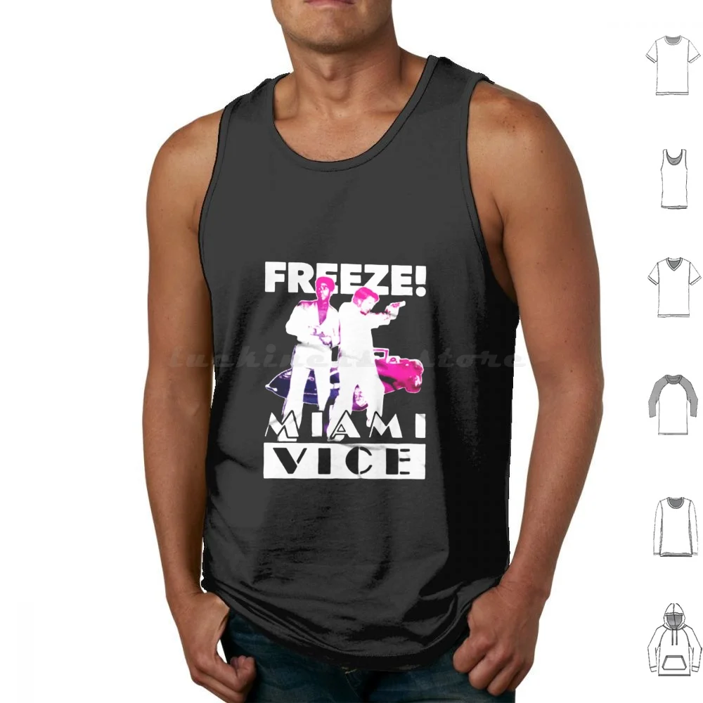 Miami Vice Freeze Tank Tops Print Cotton Miami Vice Freeze Miami Vice Freeze Miami Vice Freeze Vice Miami Vice Freeze