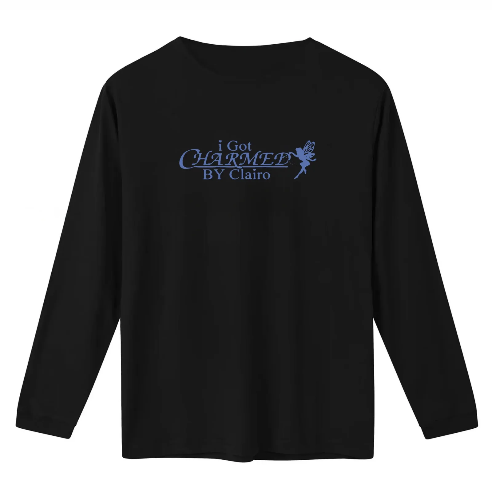 I Got Charmed by Clairo Blue Magical Fairy Wand T-Shirt Summer Casual Cotton Tee Oversized Streetwear Tops Unisex Men Women