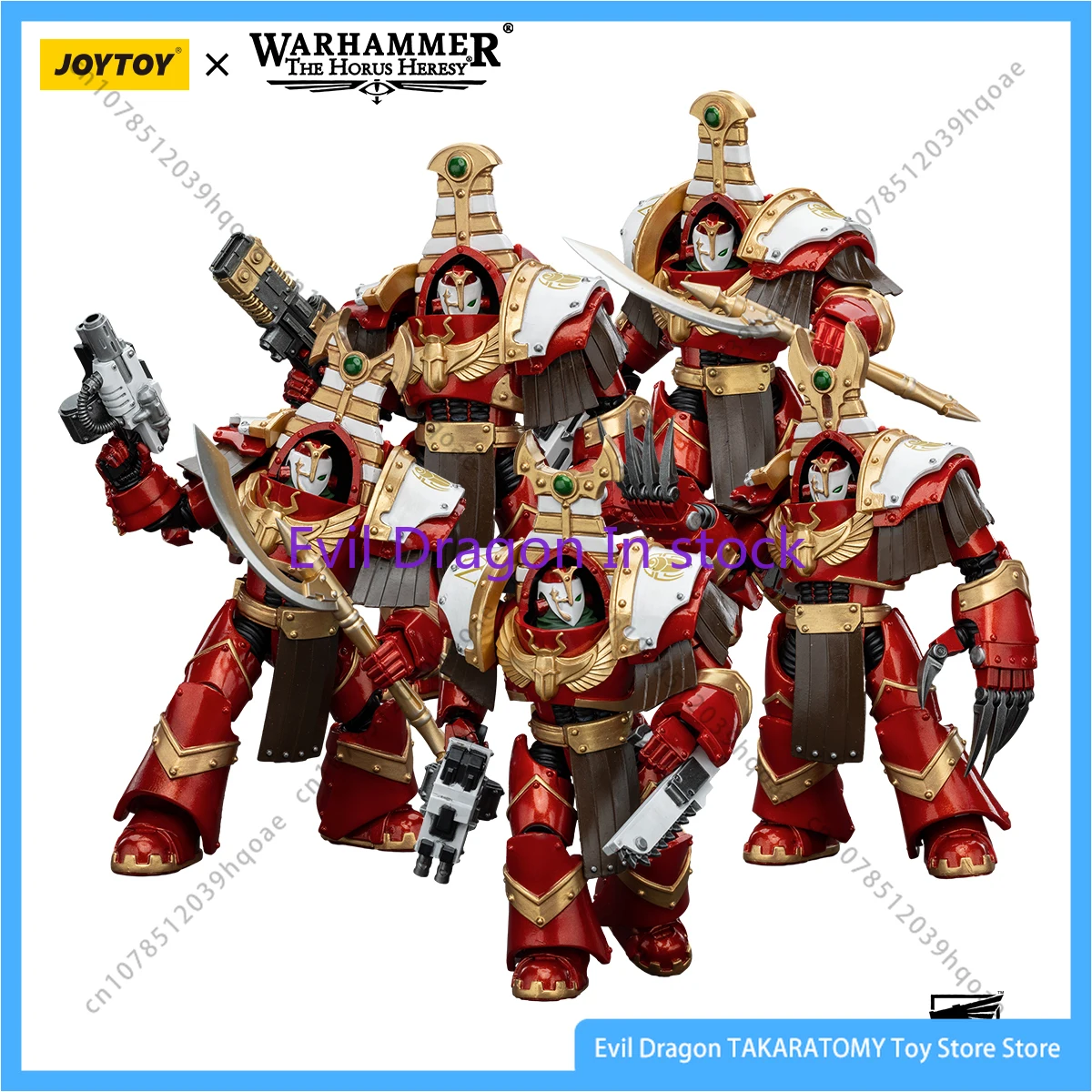 In Stock JOYTOY Warhammer 40k 1/18 Action Figure Anime 13.6cm Thousand Sons Sekhmet Terminator Conspiracy