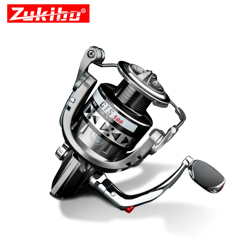 ZUKIBO Powerful Drag 18KG Spinning Fishing Reel Metal 5.2:1 Stainless Steel 7+1 BB Long Baitcasting Reel Ice Winter Fishing Gear