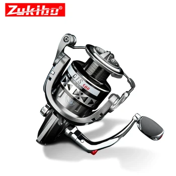 ZUKIBO 강력한 드래그 18kg 스피닝 낚시 릴, 금속 5.2:1 스테인레스 스틸, 7 + 1 BB 롱 베이트 캐스팅 릴, 얼음 겨울 낚시 기어