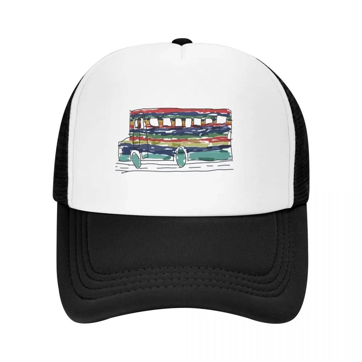 

Rainbow Bus - Team Truman Baseball Cap western Hat Beach Bag Male hat Funny hats Women Beach Fashion Men's