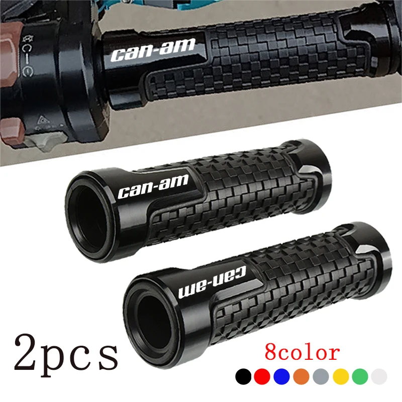 

Motorcycle Handlebar Grips Rubber Hand Thruster Grips For Can Am Outlander 1000 Ryker 900 Renegade 800 Canam Maverick X3 Spyder