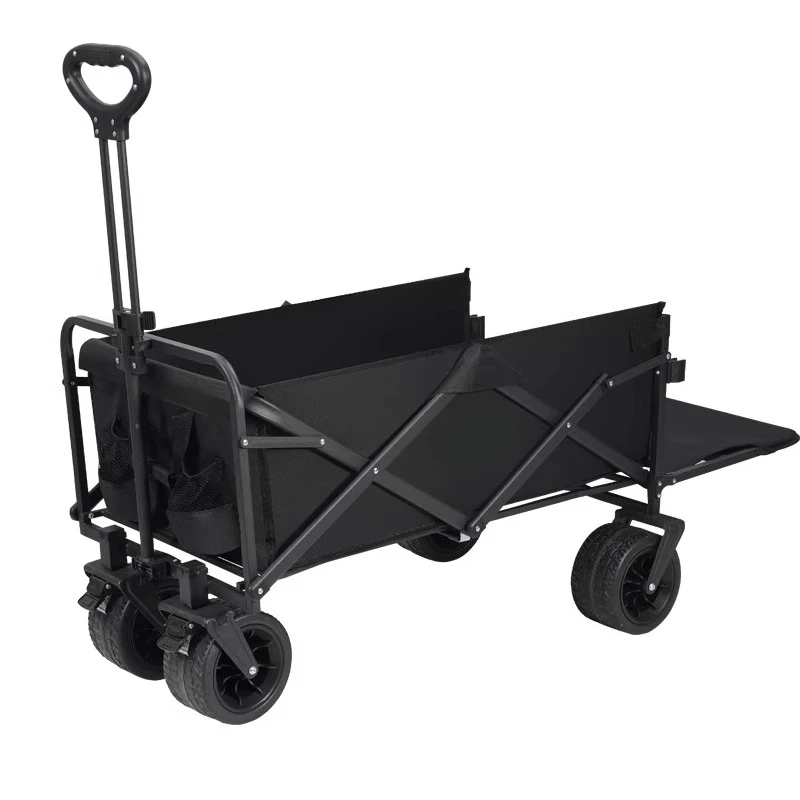 

Camper trailer cart outdoor travel camp car rear door trolley picnic pull courier folding small trailer