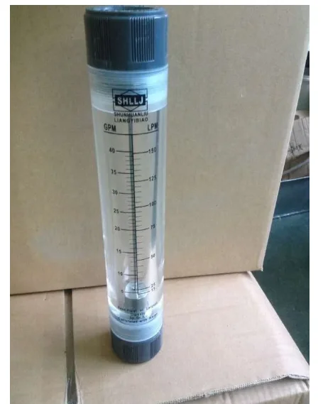 LZM-25G Organic Glass Pipeline Installation Thread Connection Testing Water Float Flowmeter 1-10/2-20/5-30/4-40/20-60/10-50GPM