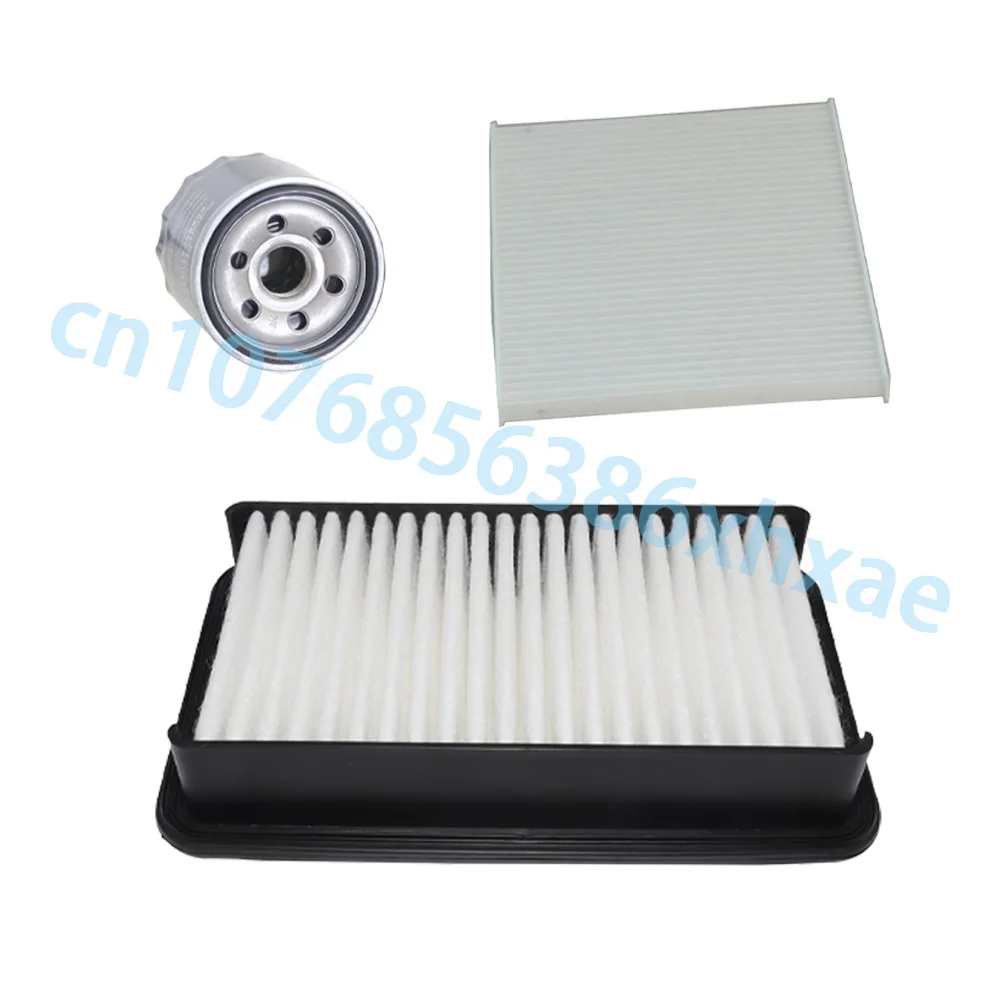 Filter For Changan Benben Benni MINI A101 2009-2017 0.8L 1.0L Cabin Air/Oil/AC Filter 1560187703 1378077A00 3pcs Accessories