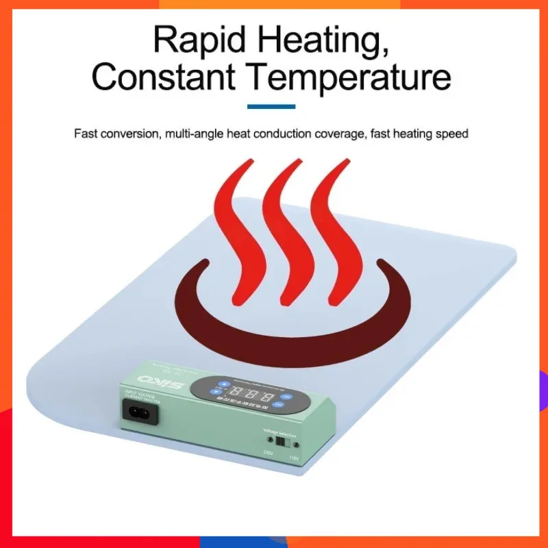 

Разделитель ЖК-экрана, грелка из мягкого материала, гибкий и складной термоковрик для удаления стекла телефона и планшета до 85 ℃ в 30С