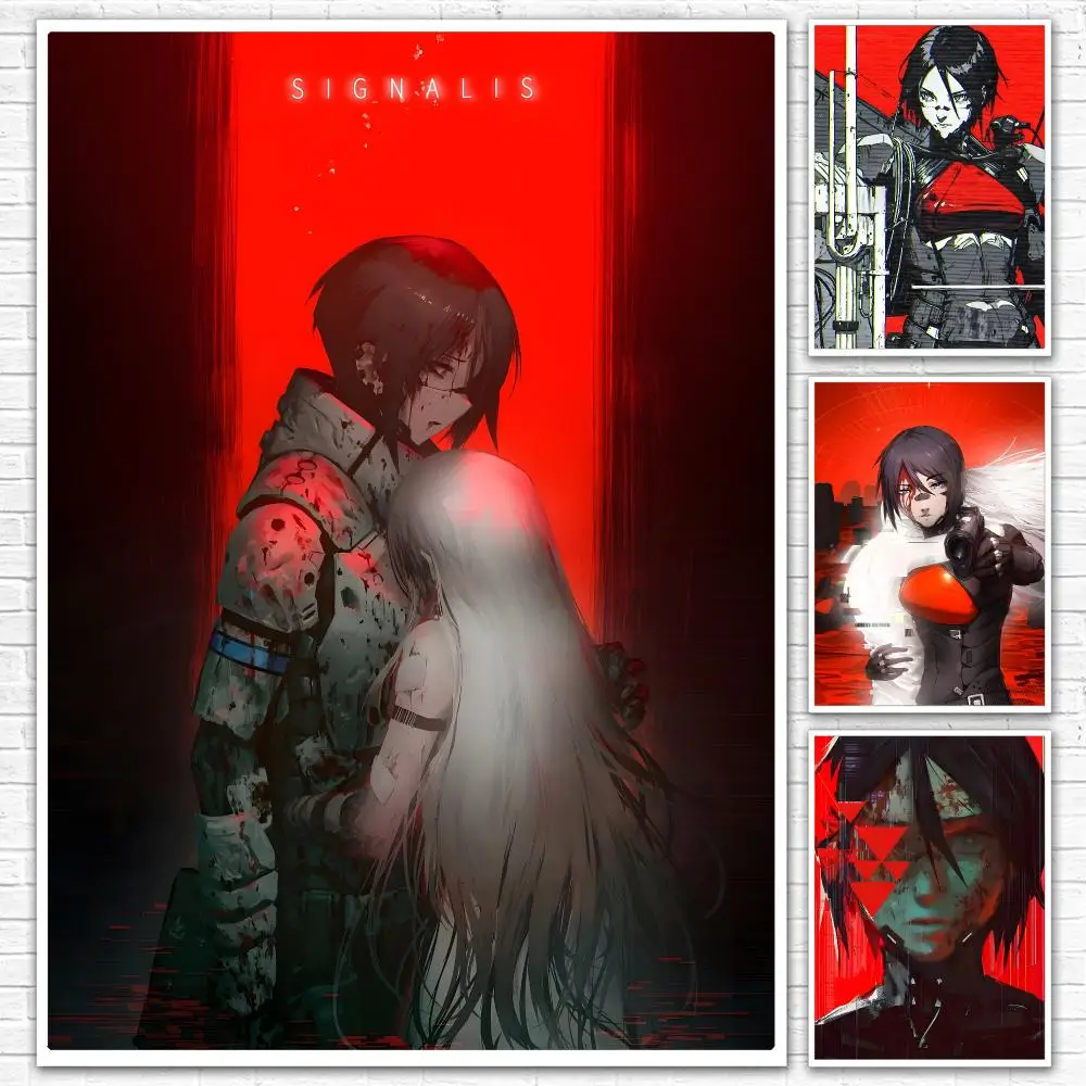 Video Game S-Signalis Painting Calligraphy Canvas Mural For Interior Walls Crease-Free Beautiful For Living Room Bedroom