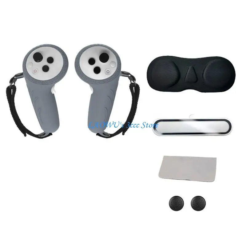 

Y8AD Silicone Protective Case and Lens Cover for PICO4 Controller Comfortble Grip