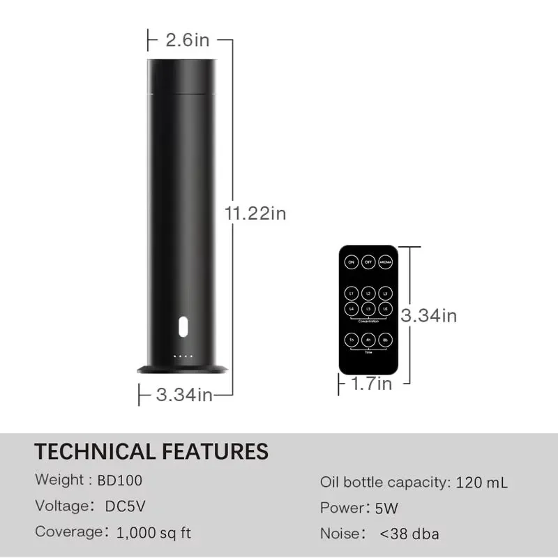 2026WiFi APP Smart Aromatherapy Machine for Essential Oil Diffuser with Timer and Auto Shut-off When Waterless