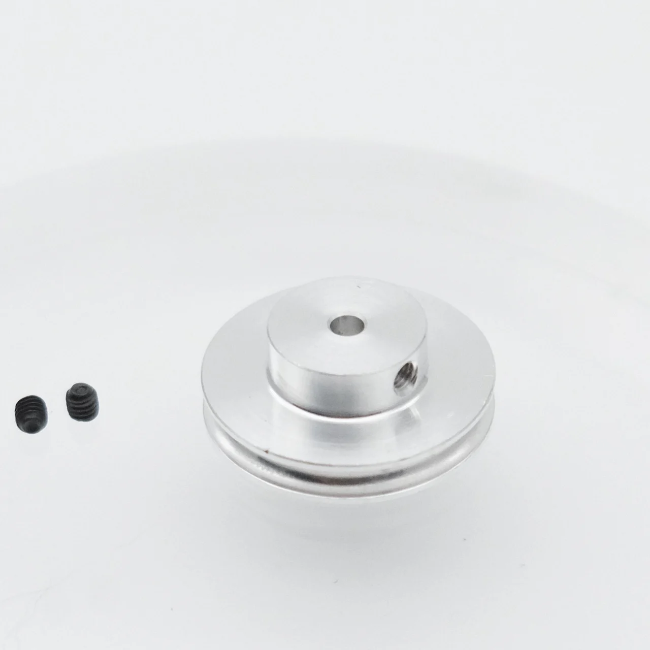 Step Aluminum Alloy Belt Wheel U Groove Metal DIY Pulley 3MM 12-40 Diameter Micro Miniature Pulley Wheel M3/M4 Screw Fit