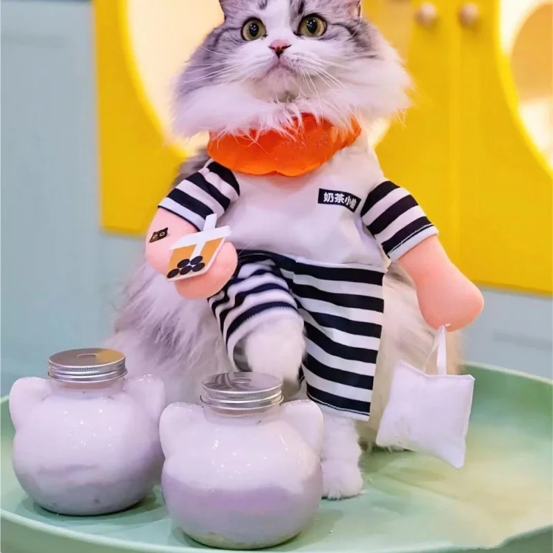 カスタム500ml（16オンス）可愛い動物猫型水筒、テイクアウトドリンク包装容器、ミルクティー、タピオカドリンク用カップ（蓋付き）