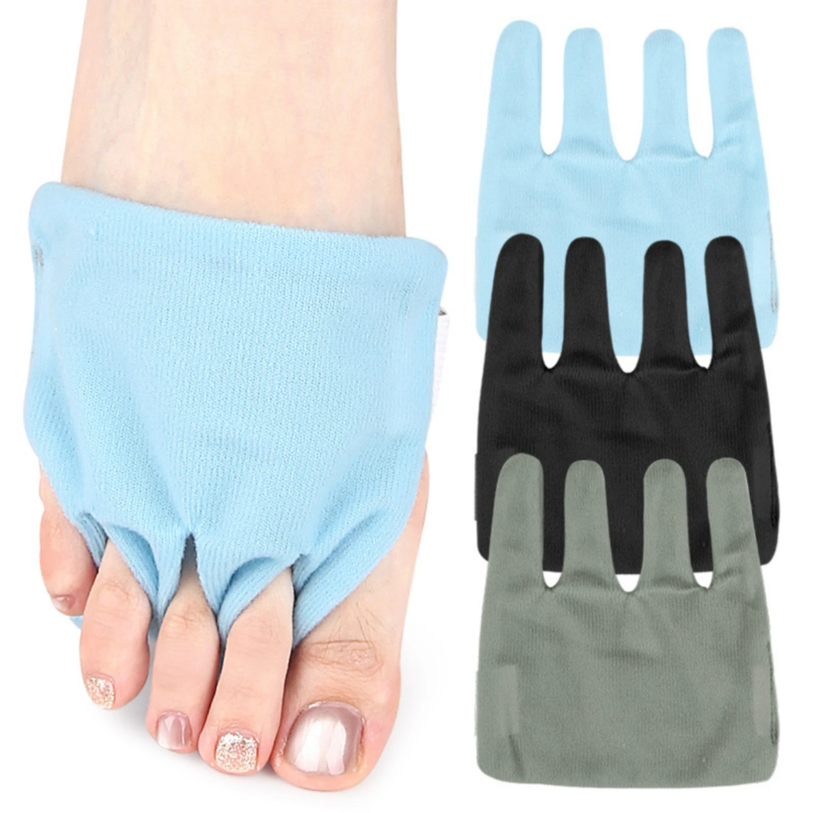 Toe Separator Pad Lightweight Toe Separator Sleeve Footwear Breathable Slim-Fit for Dancers, Everyday Wear, Running