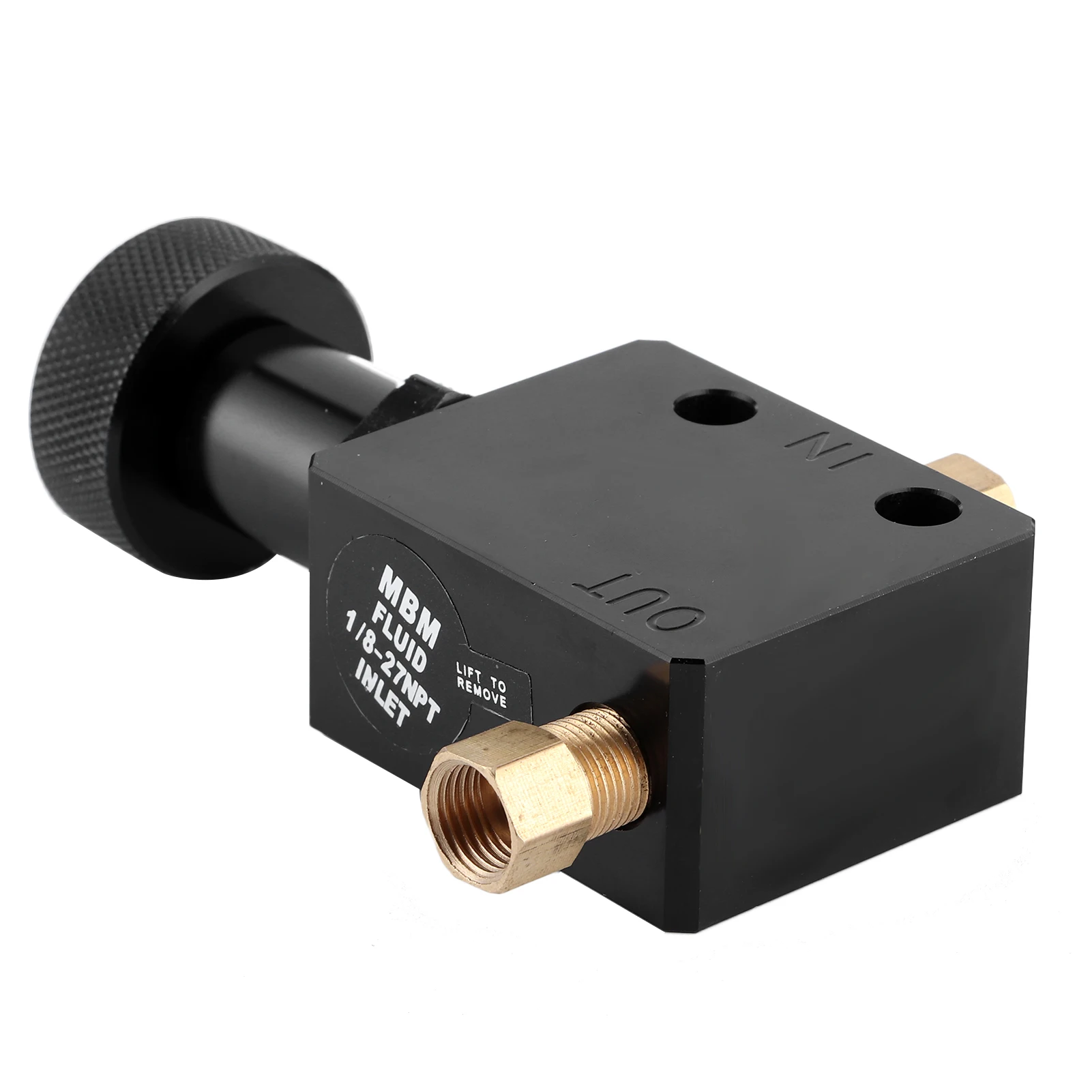 Inline Brake Proportioning Valve 1/8NPT Adjustable Aluminium Alloy Brake Proportioning Valve for Car Modification