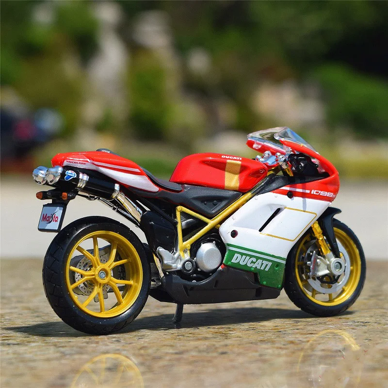 Maisto 1:18 Ducati 1098S Alloy Sports Motorcycle Model Simulation Diecasts Cross-country Racing Motorcycle Model Kids Toys Gifts