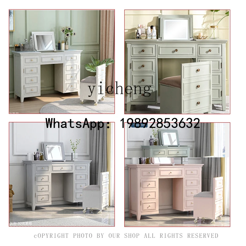 

HYS smart dresser beauty mirror can be hidden storage cabinet integrated can be clamped dressing table
